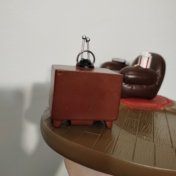 Vintage Yankee Candle Man Cave Tv Arm Chair Jar Holder - Picture 4 of 11